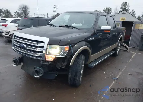 2014 Ford F-150 Lariat from USA, damaged, VIN 1FTFW1EF2EKF01317